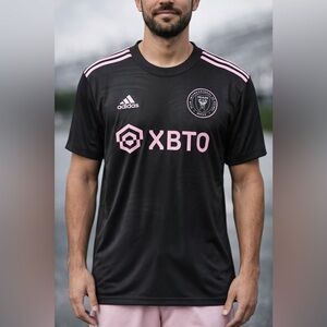 Adidas Inter Miami CF Soccer Jersey Black Pink “SNOOPS” #7 MLS Men’s Size XXL